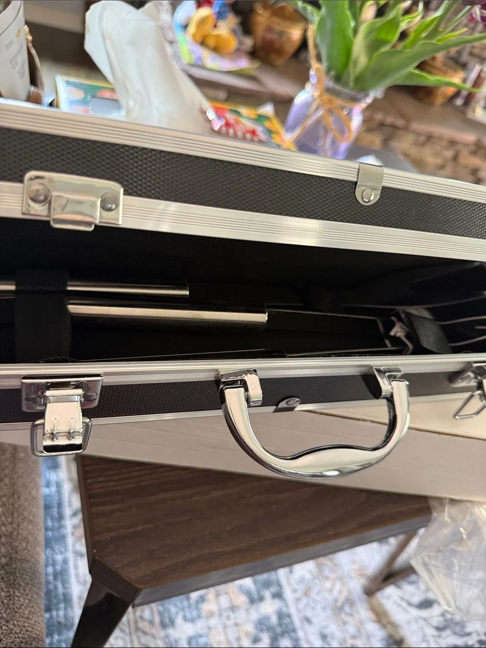 4-Piece Stainless Steel Grill Tool Set in Black Carry Case